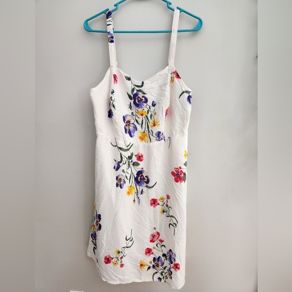 Beautiful double layered floral dress. Size 1x - Picture 1 of 4